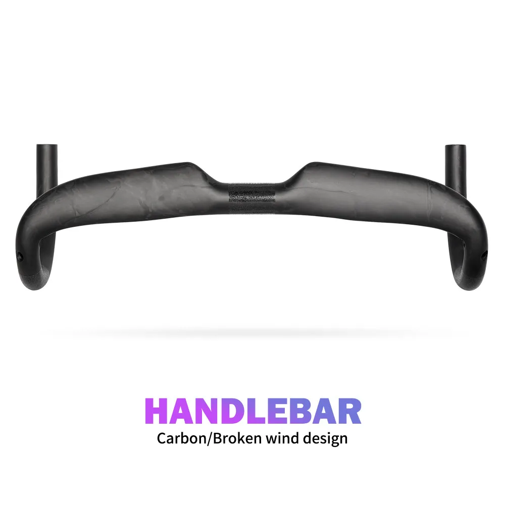 

Bike Carbon Road Handlebar 400/420/440mm No Logo UD Matt Internal Routing Road Bicycle Handle Bar 255g
