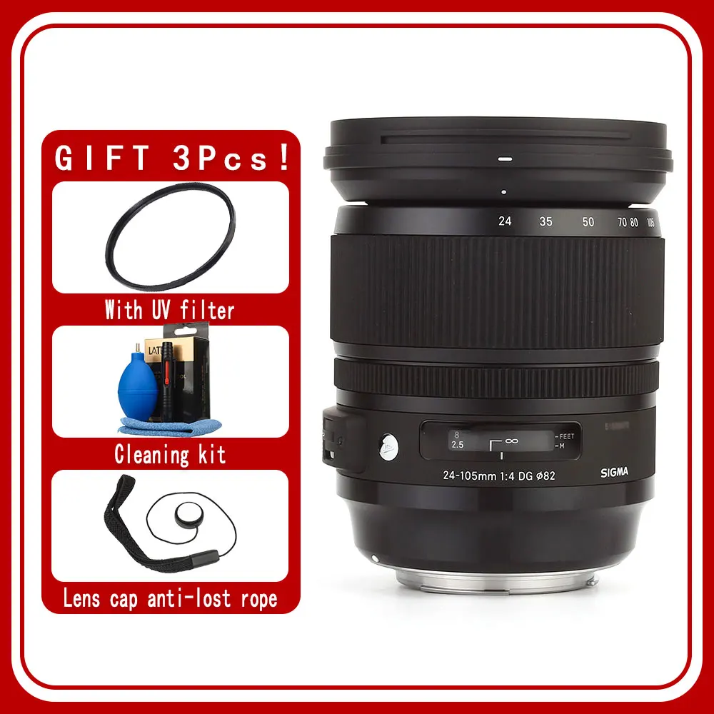 Sigma 24-105Mm F4 Dg Os Hsm Art Lens Per Nikon Canon