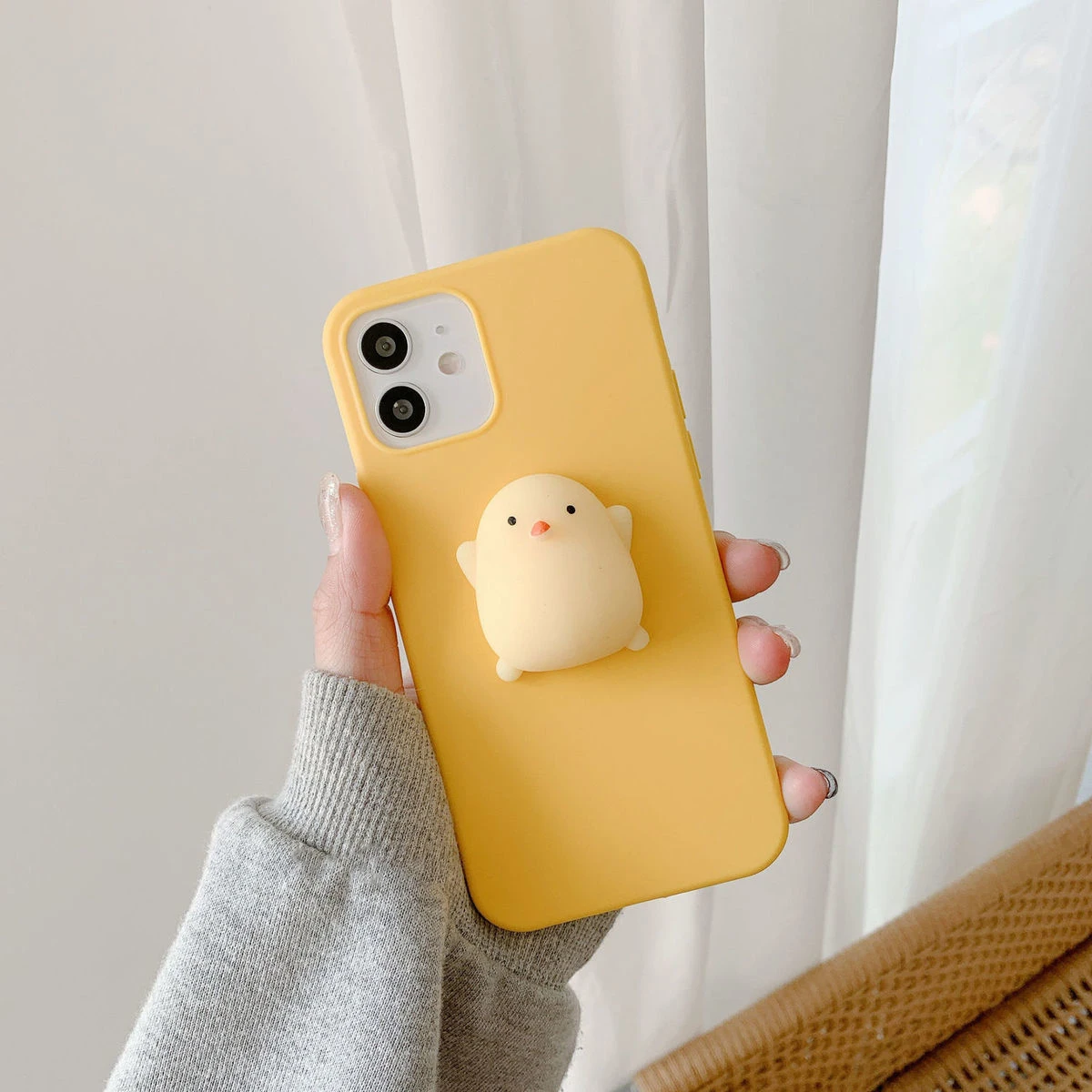 Squishy 3D Rabbit Cat Animals Soft TPU Case Cover