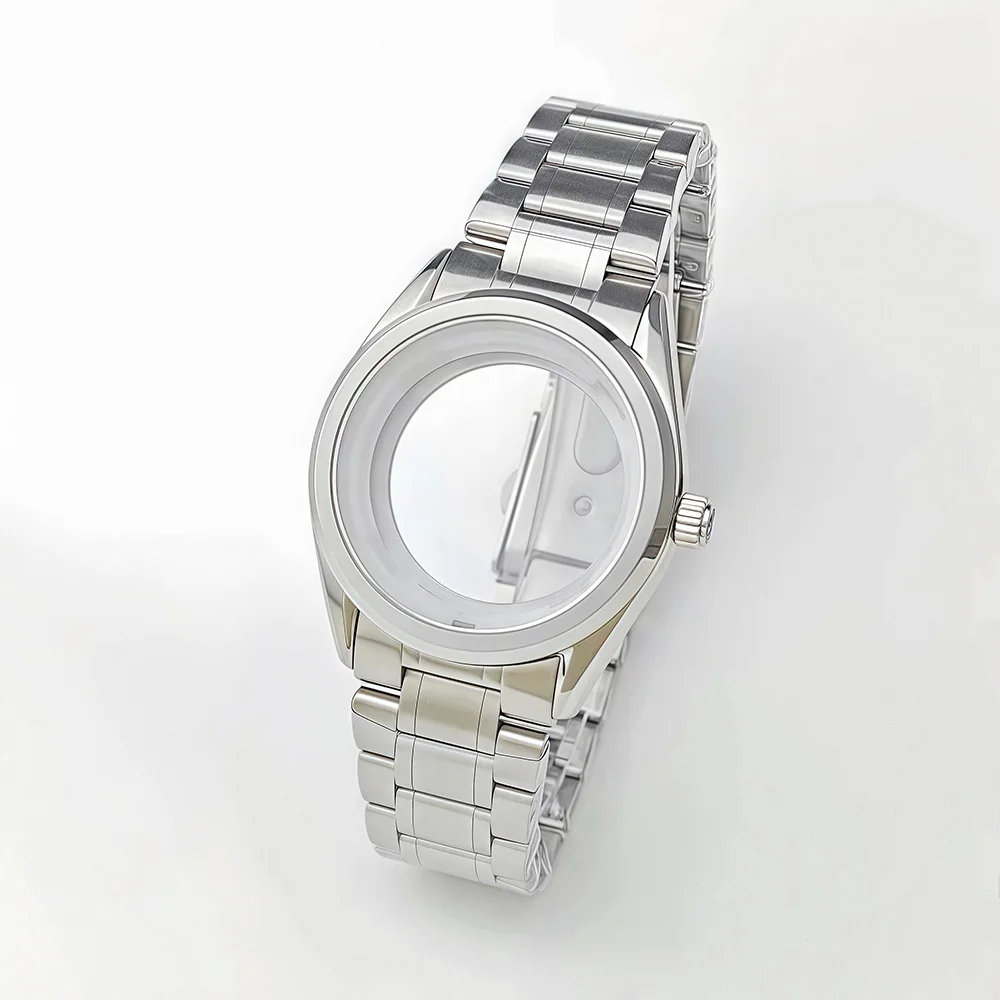 Premium Mechanical Watch Case - 39.5mm with Dial Installation Accessories