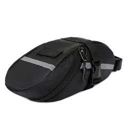 Waterproof Universal Bicycle Tail Bag - Outdoor Bike Saddle Storage Bag (Black)
