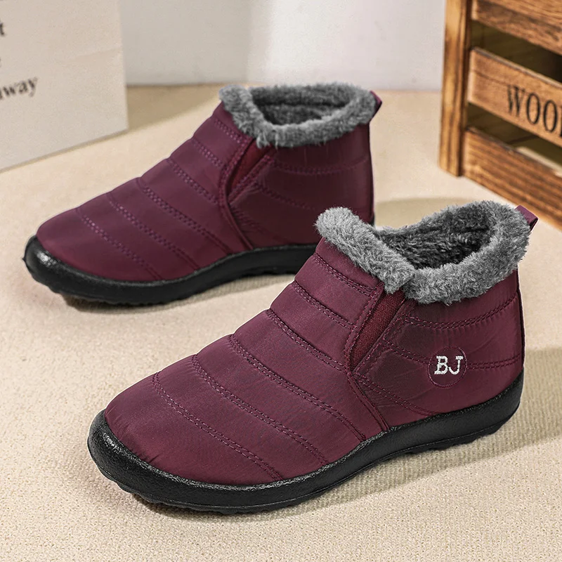 Women Men Shoes Lightweight Winter Warm Shoes for Women 2023 Male Vulcanize Shoes Black Waterproof Winter Couple Snow Boots