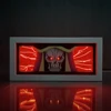 Overlord Albedo Led Light Box for Bedroom Decor Desk Anime Paper Cut Shadow Box Kids Birthday Gift Table Lamps Ainz Ooal Gown 1