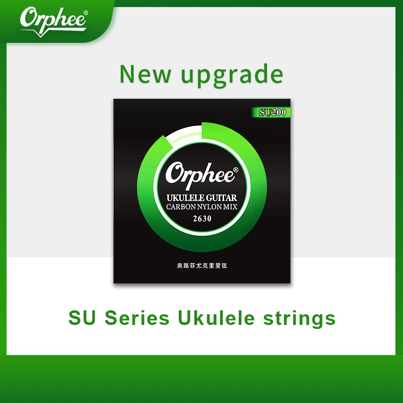 

Orphee SU200 Ukulele Strings White Carbon Nylon Strings for Ukulele Professional Stringed Instruments Parts & Accessories