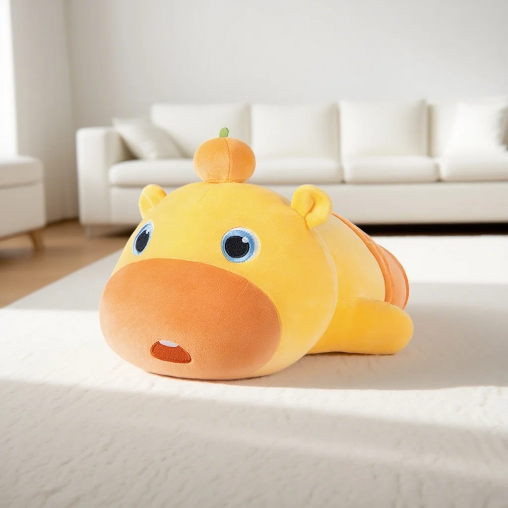 رائجة البيع أنيمي كابيبارا لولو ألعاب من القطيفة السمين الكرتون الحيوان رمي وسادة لينة مهدئا وسادة نوم Kawaii ديكور المنزل
