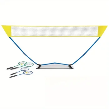 Easy-to-install outdoor portable badminton set 1