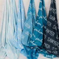 Personalized Blanket for Kids, Baby - 3 Sizes and 30 Plus Colors, Custom Name Nursery Blanket for Newborn, Kids, Swaddle Gift 1