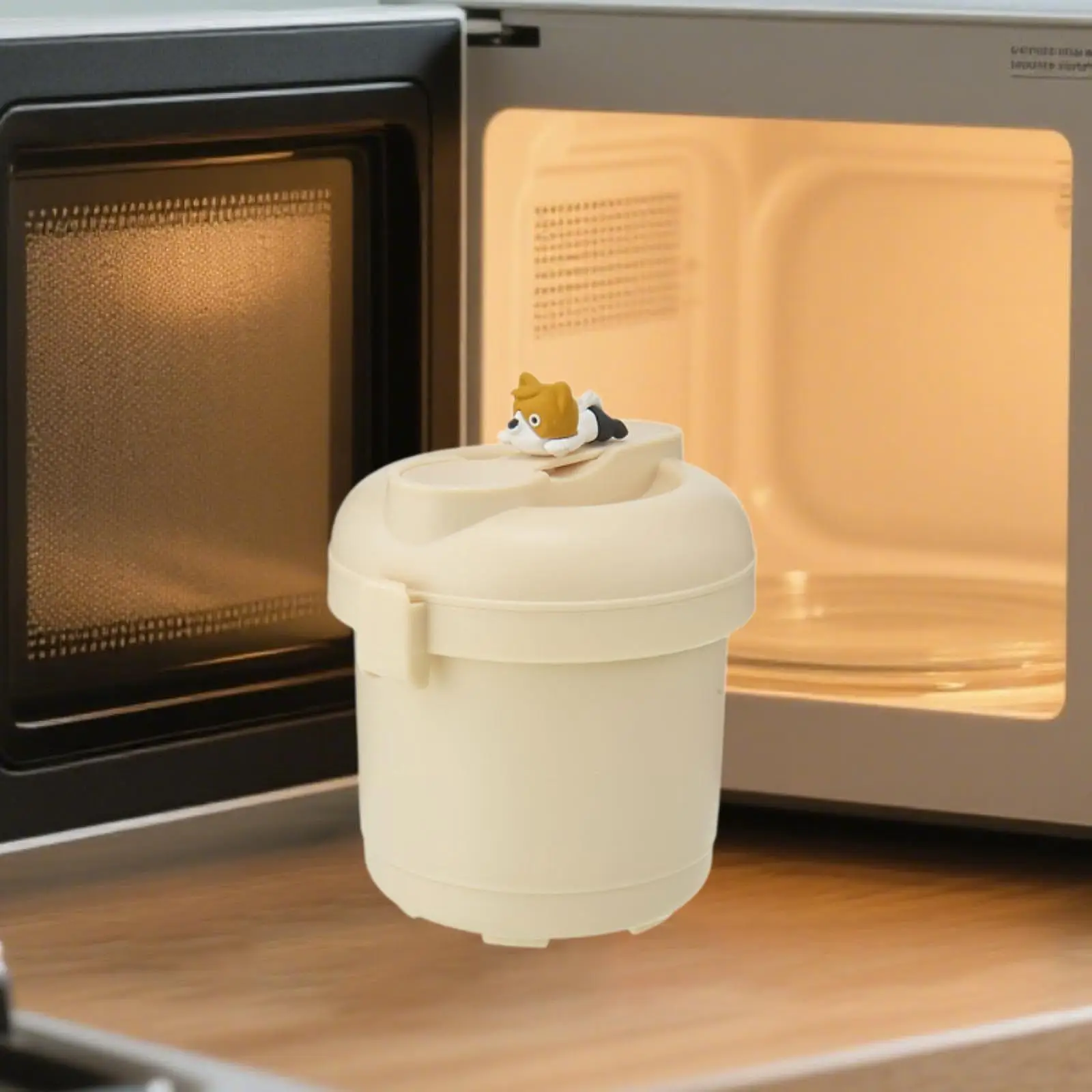 Microwave Rice Cooker Vegetable Steamer Multifunctional Stylish Kitchen Accessory Heat Resistant PP Material 14x14.5cm Cookware Microwave Rice Cooker Vegetable Steamer Multifunctional Stylish Kitchen Accessory Heat Resistant PP Material 14x14.5cm Cookware