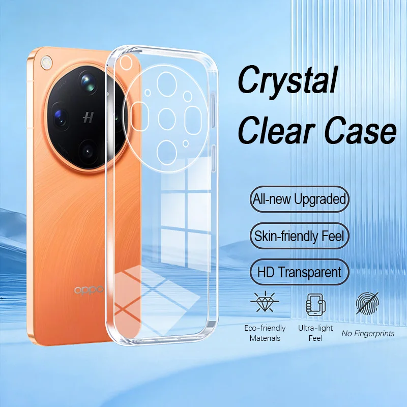 Crystal Clear Non-Yellowing Slim HD Transparent Phone Case