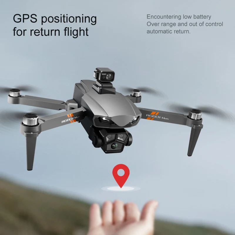 Drone GPS 8K avec double caméra - RG601MAX pliable