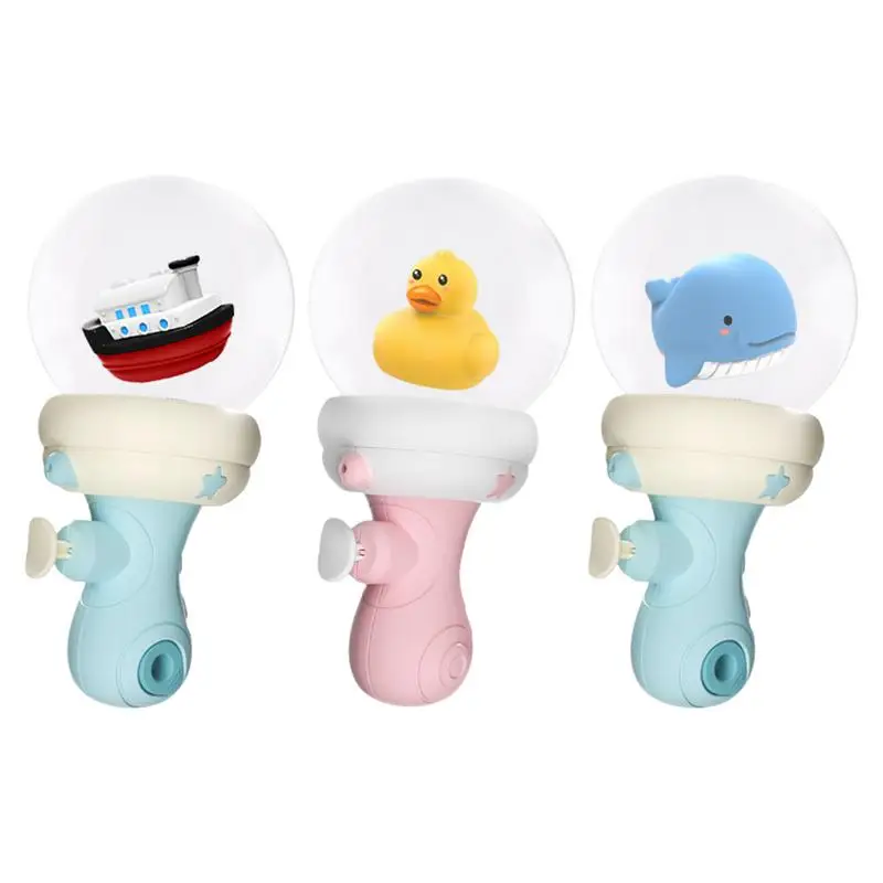 

Duck Water Squirter Baby Light Up Water Shooting Summer Toy Cute Lighted Water Toys Float And Play Bubbles Funny Party Toy