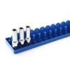 Metric Socket Wrench Head Storag Organizere 1/4'' 3/8'' 1/2'' Plastic Socket Tray Rack Holder Storage for Socket Wrenches 5