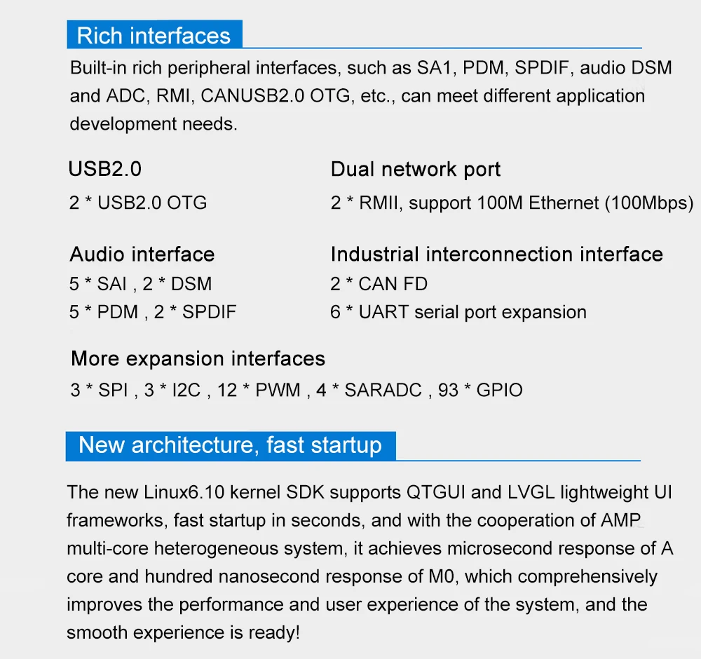 IDO-EVB3506 Near Link Gateway Motherboard Rockchip RK3506 Linux Industrial Devel