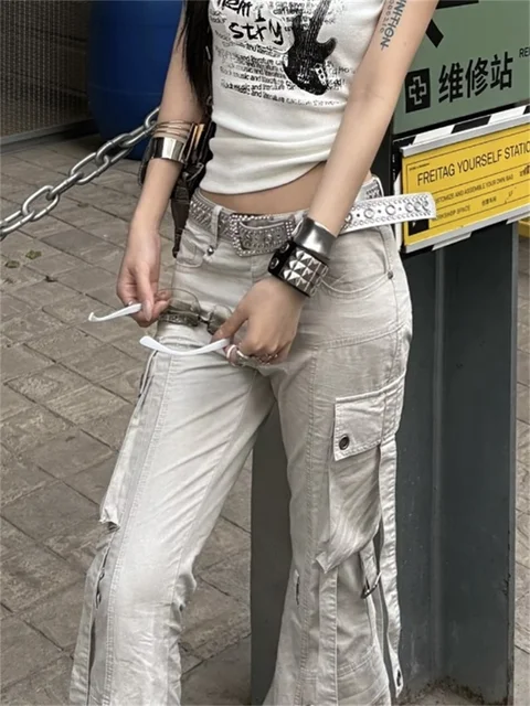 Women Goblin Core Y2k Japanese Design Harajuku Low Rise