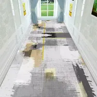 Modern Fashion Household Long Corridor Carpet Runner Home Decoration Hotel Hallway Rug Washable Villa Stairway Mats Customizable 1