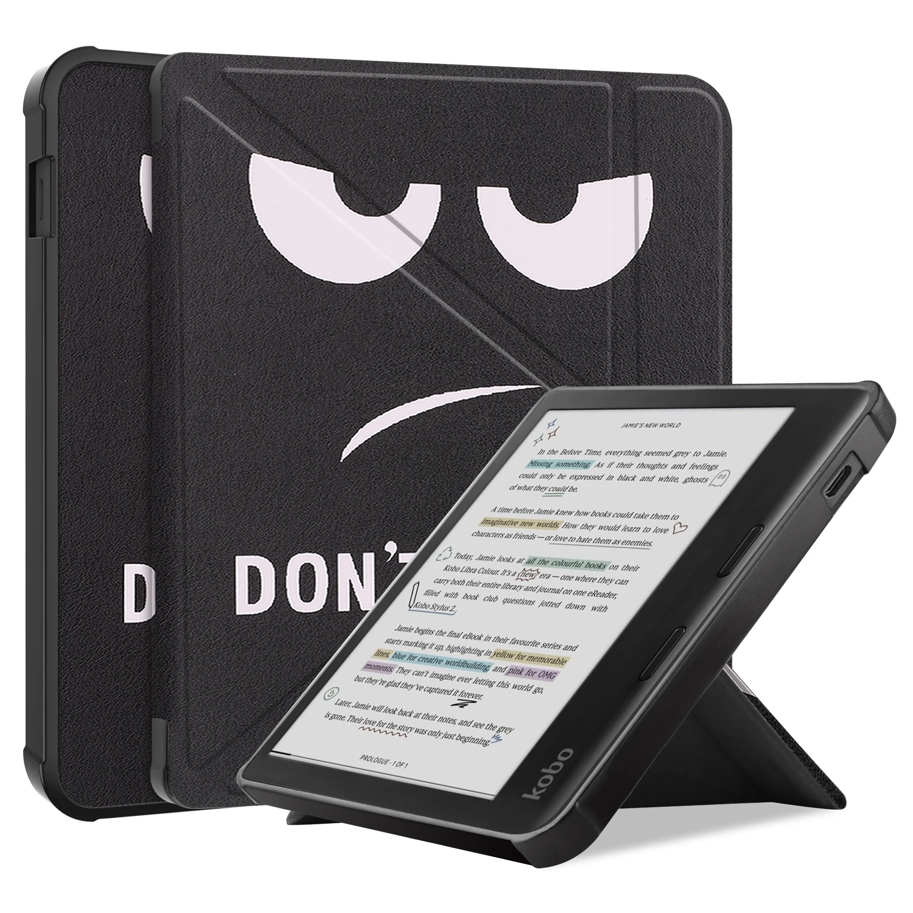 Magnetic Smart Cover with Soft TPU Back