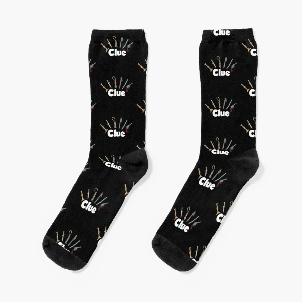 

Clue Logo Socks christmass gift kawaii Socks Female Men's