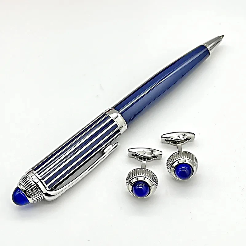 

VPR Roadster de CT Ballpoint Pen Luxury Blue/Green/Black Barrel Silver Line Cap Classic High Quality Writing Smooth With Box Set