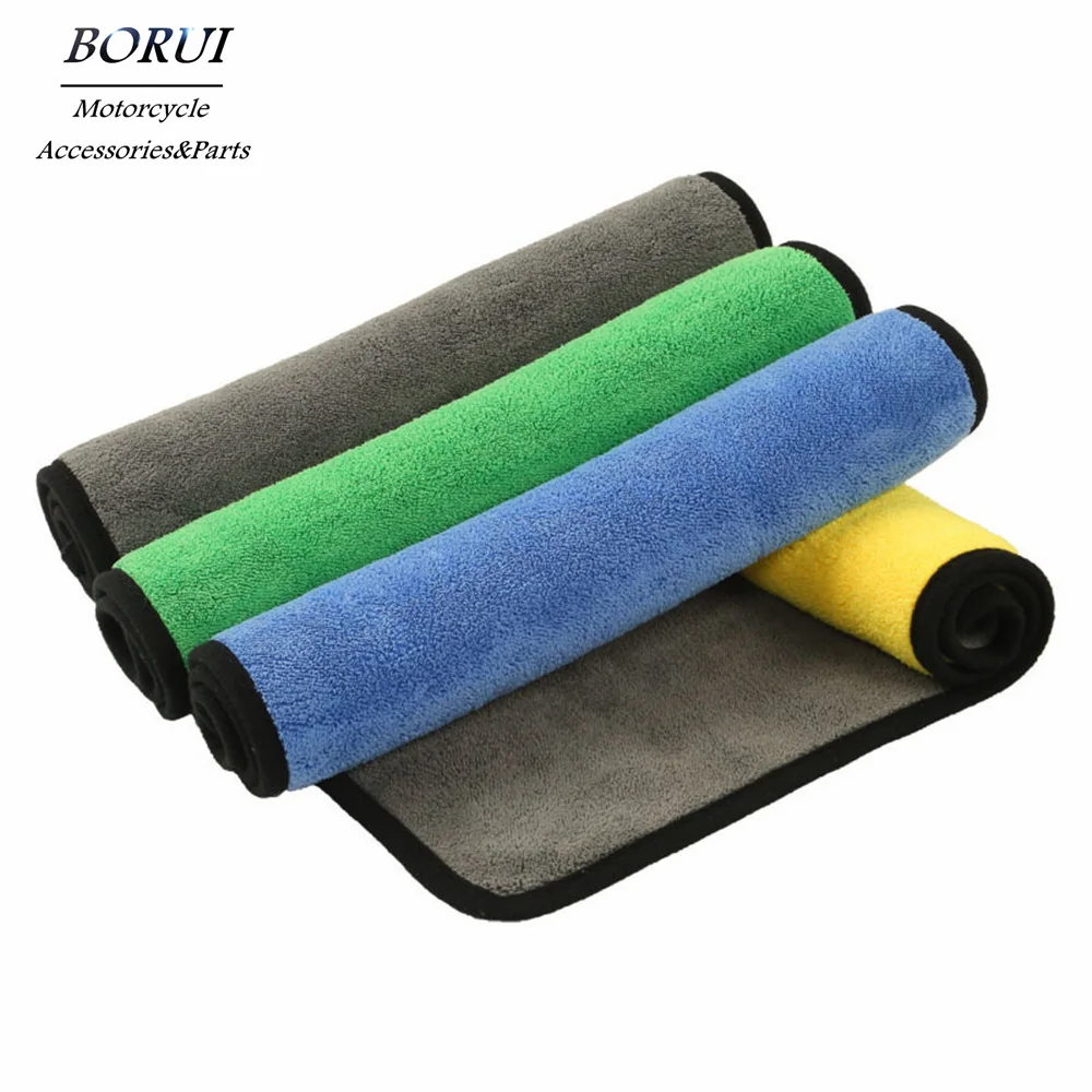 Microfiber Towel Super Absorbent Car Wash Cleaning Drying Cloth Multiple Size Colors Car Motorcycle Household Care Detailing car wash microfiber towel car cleaning and drying cloth car care cloth for renault megane 2 3 duster logan captur c6 c8 fiat