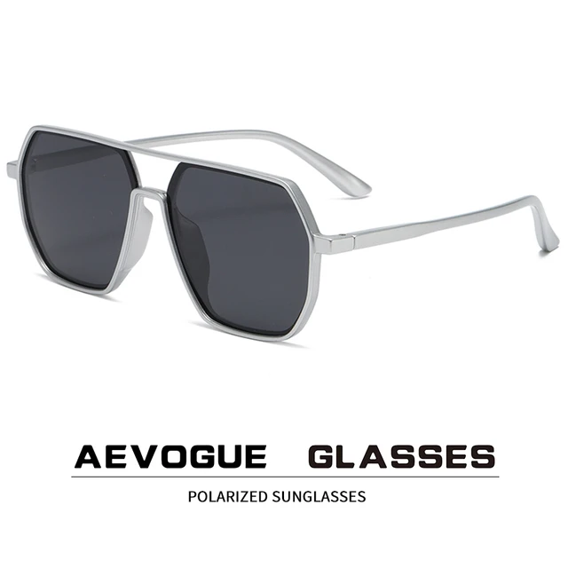 AEVOGUE Sunglass Polarized Eyewear Fashion Accessories Shades Sunglasses  Women Outdoor Pilot UV Sunglasses For Men AE1376 - AliExpress