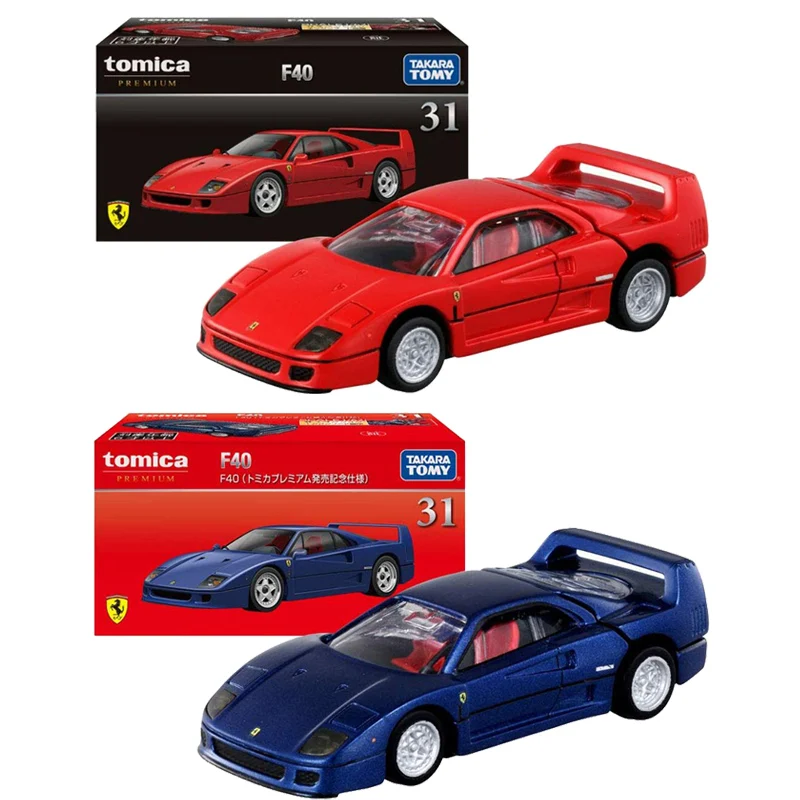 

Takara Tomy Tomica Premium Collector's Edition TP31 Ferrari F40 Blue Red 1:64 Diecast Car Model Toy for Kids Gift 131847