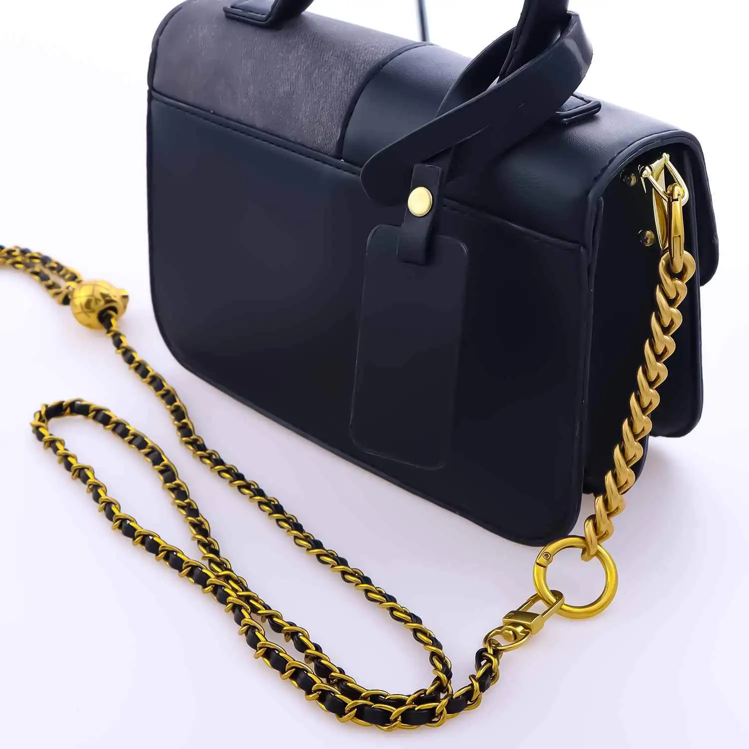Bag Strap Extender DIY Handbag Purse Chain with Metal Buckles for Purses Handbags Wallet Clutch Shoulder Crossbody Bags