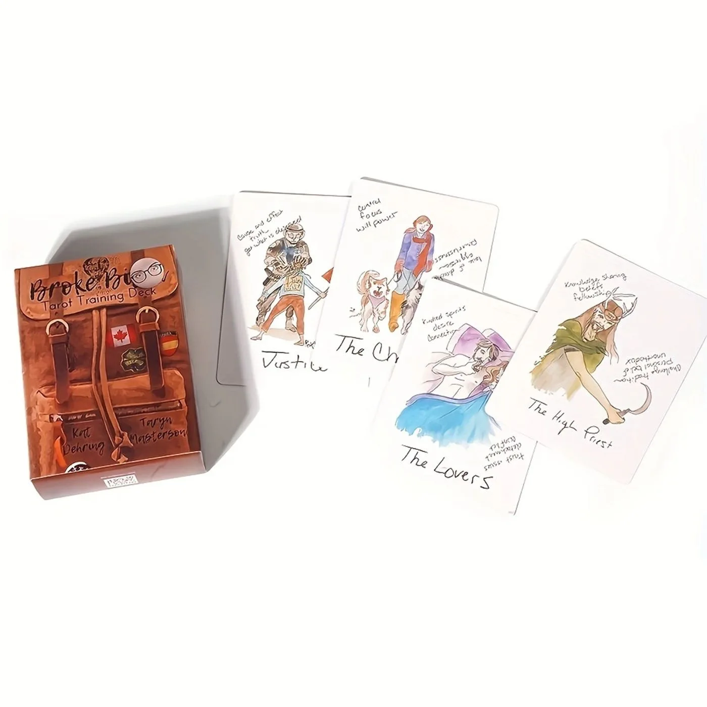 Broke B-Word Tarot Training Deck  Deck of Interpretations of Traditional Rider Waite Fortune Telling Game Divination 5