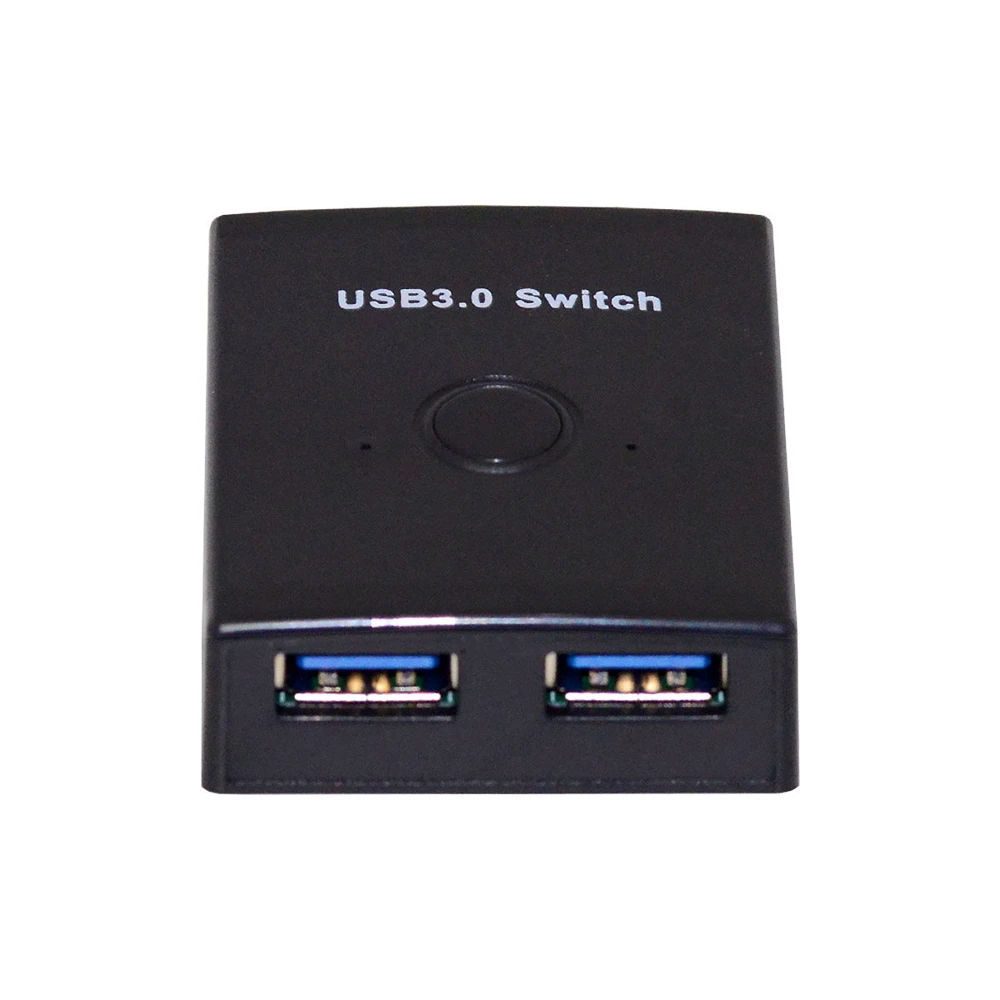 

KVM USB 3.0 Bidirectional Switch Selector 2 to 1 PCs Sharing or 1 to 2 Hub for Keyboard Mouse Scanner Printer