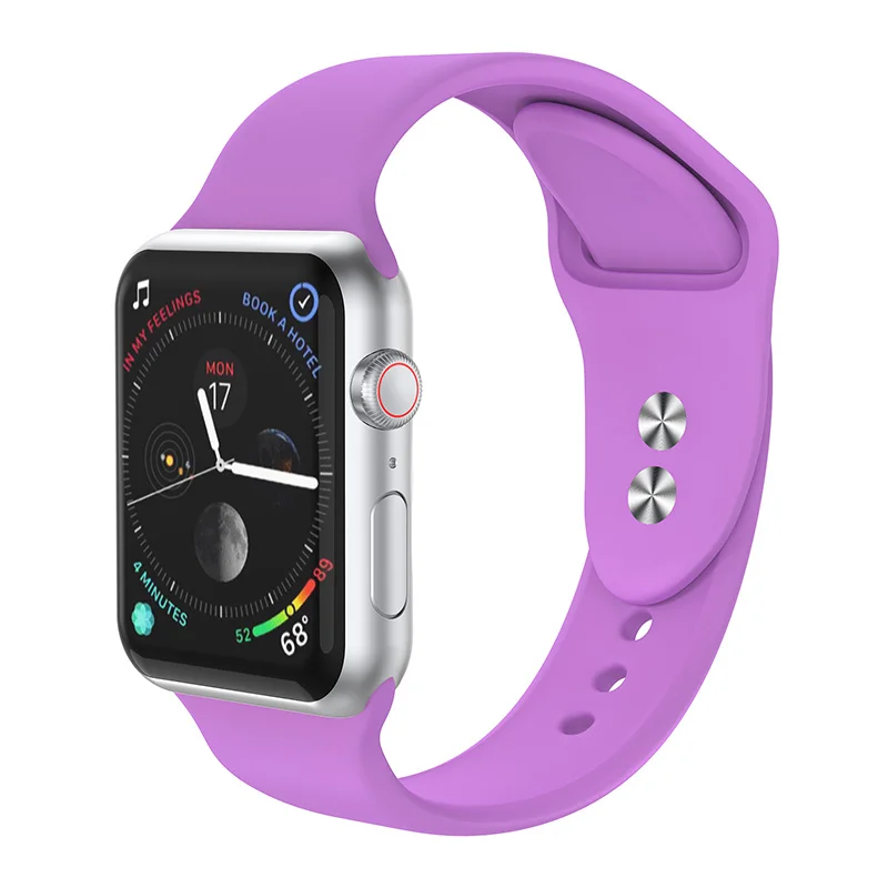 Premium Silicone Smartwatch Wristband Bracelet, Ultra-Durable and Comfortable