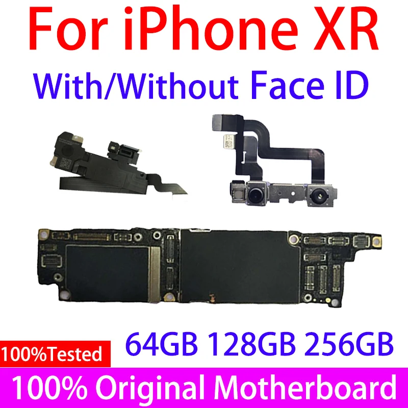 100% оригинальная протестированная разблокированная материнская плата для iPhone XR с