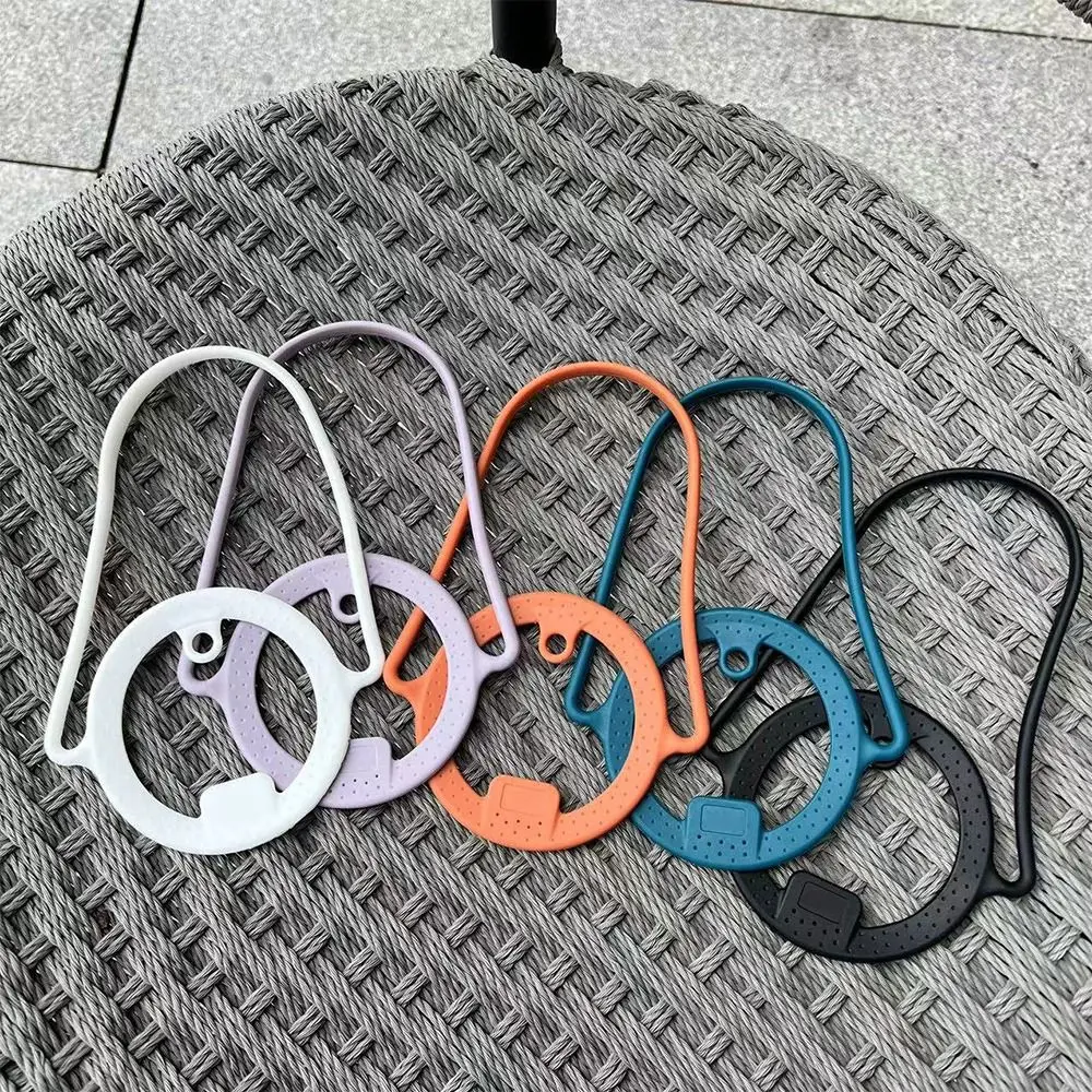 Silicone Water Bottle Handle - Insulated Tumbler and Coffee Mug Accessory, Portable Leakproof Cup Handle