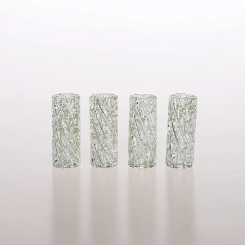 5Pcs/Box 7 Holes Glow in Dark Effect Smoking Glass Filter Tips Hand Blown for Rolling Paper