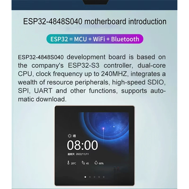 ESP32 개발 보드 4인치 IPS 터치 스크린 86Box 센트럴 디스플레이 WiFi BT for LVGL IOT ESP32-S3 스마트 디스플레이-VVNB