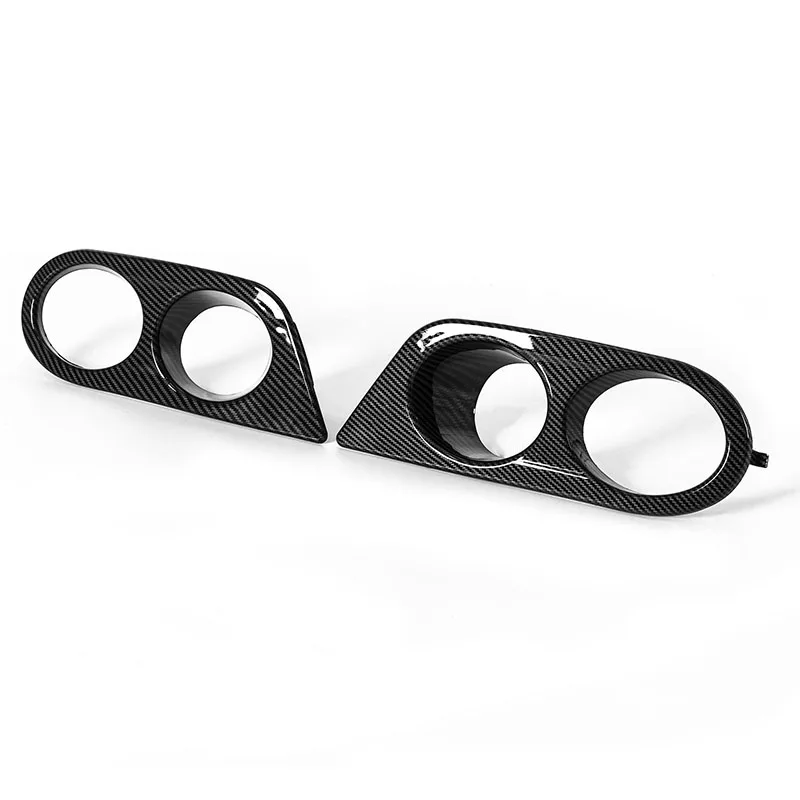 Bracingo Fog Light Cover Frame Hoods Grill Carbon Fiber/Matte/Glossy Black Car 2PCS For BMW E46 M3 2001-2006 Accessories