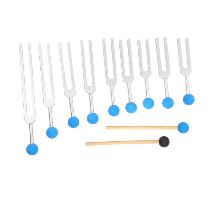 

9Pcs Tuning Forks Sets Massage Ball For Healing Chakra Sound Therapy Keep Body,Mind And Spirit In Perfect Harmony