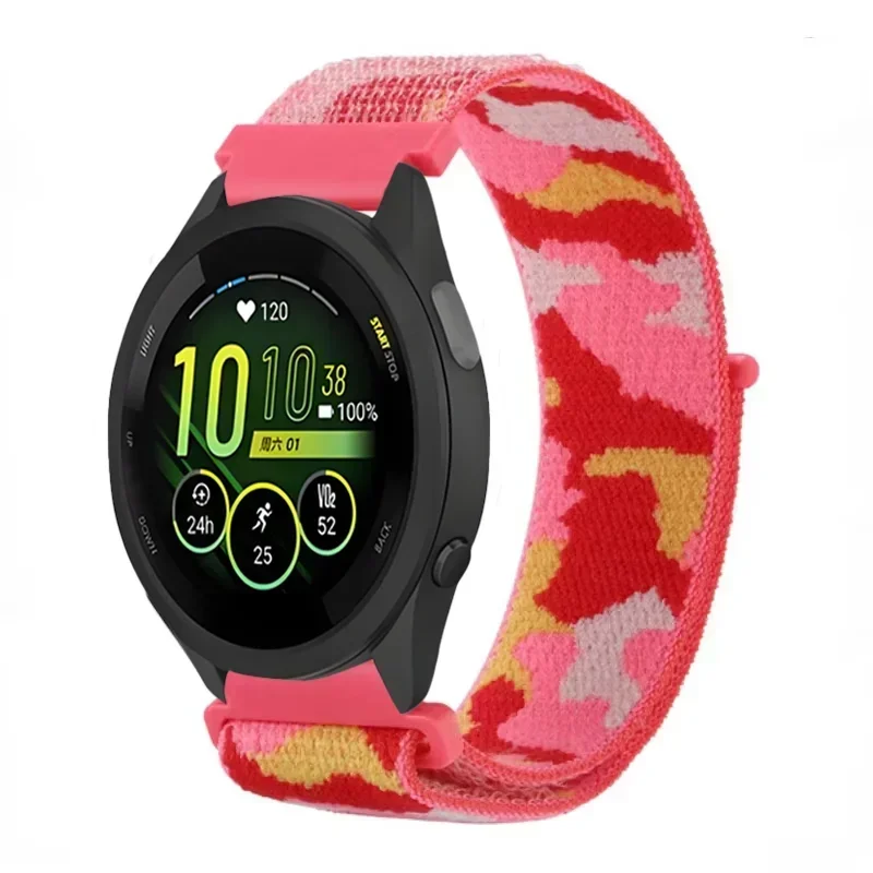 Durable Nylon Loop Strap - 20mm/22mm Adjustable Fabric Wristband