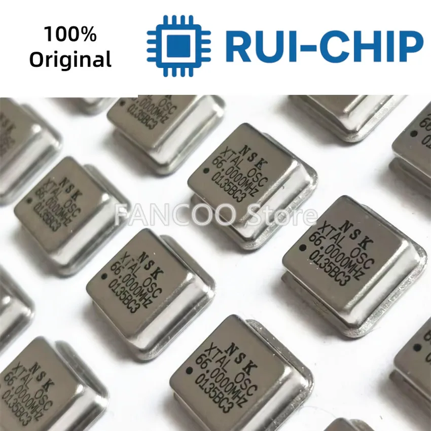 5PCS 66M 66.000M 66MHZ 66.000MHZ 하프 사이즈 3.3v 5v 크리스탈 클락 오실레이터 OSC DIP-4 66.000