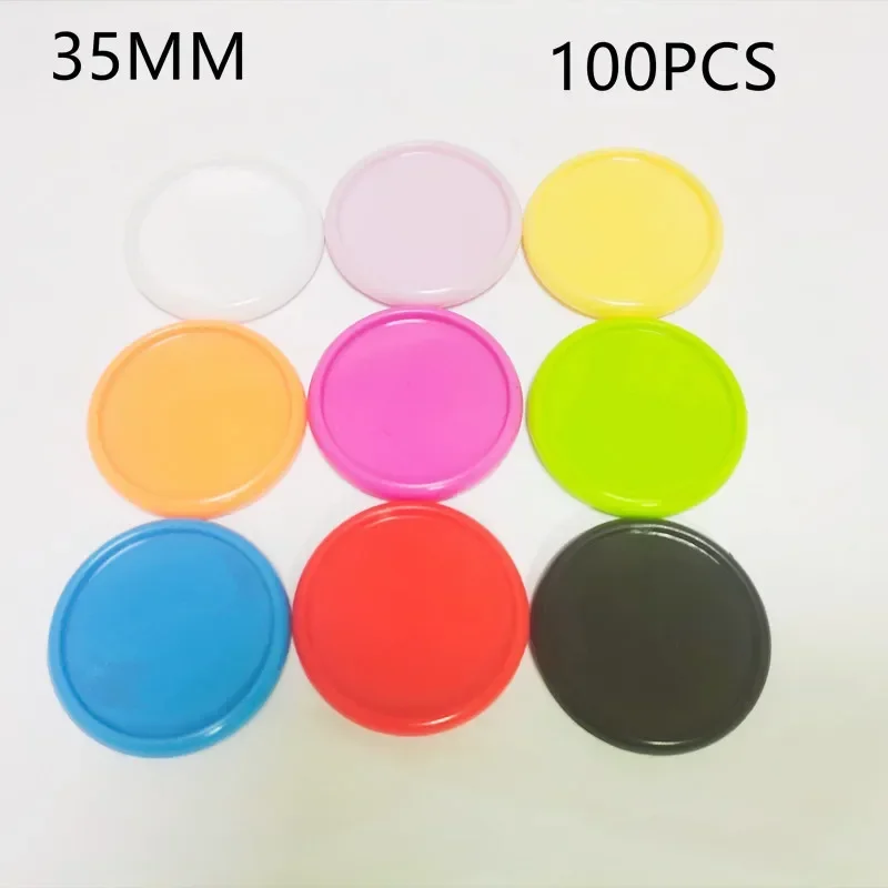 35MM solid color plastic binding ring buckle loose-leaf mushroom hole notebook special binding disc 100PCS