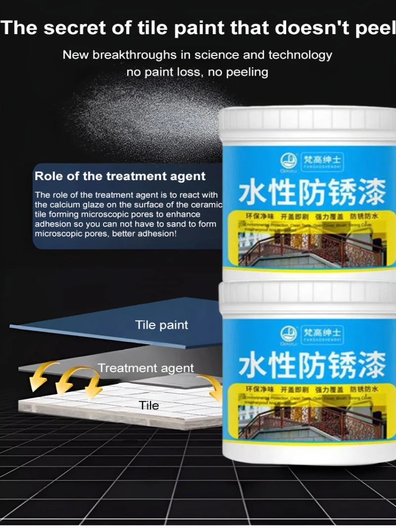 Outdoor Metal Rust Proof Paint Water-based Paint Stainless Free Waterproof Coating for Railing Iron Doors