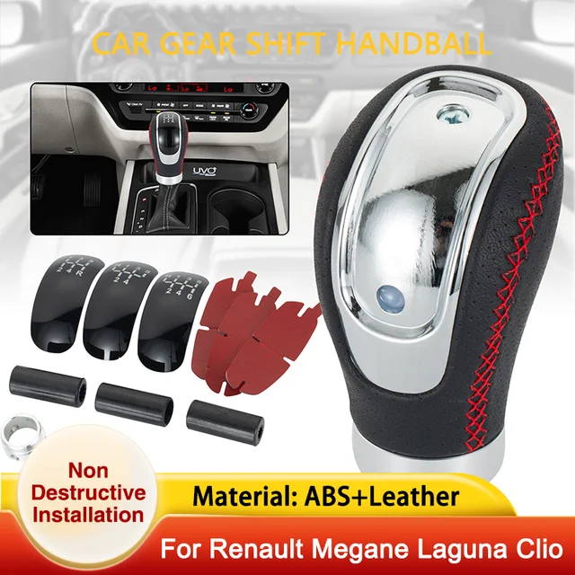 Pommeau de levier de vitesse automatique, couvercle de levier de vitesse,  handball, adapté pour Chevrolet Cruze Renault Koleos Kadjar décennie  kMegane II 2 Clio 3 III Scenic - AliExpress