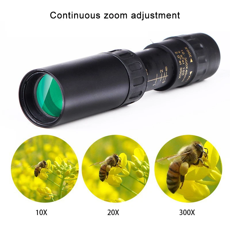 Monoculaire Zoom Puissant Portable + Support Téléphone 2000X24 HD