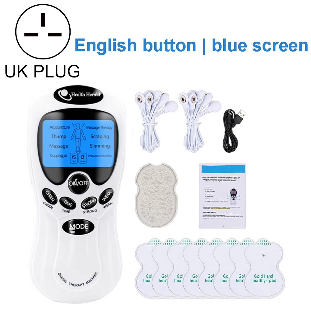 UK Plug English Blue