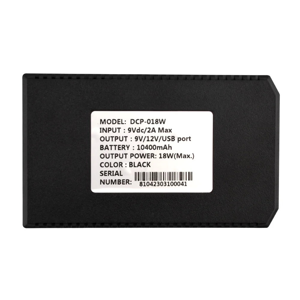 Mini UPS Uninterrupted Power Supply 10400mAh Lithium ion Backup Battery AC110V 220V to DC 12V/9V/5V Output Wireless Router