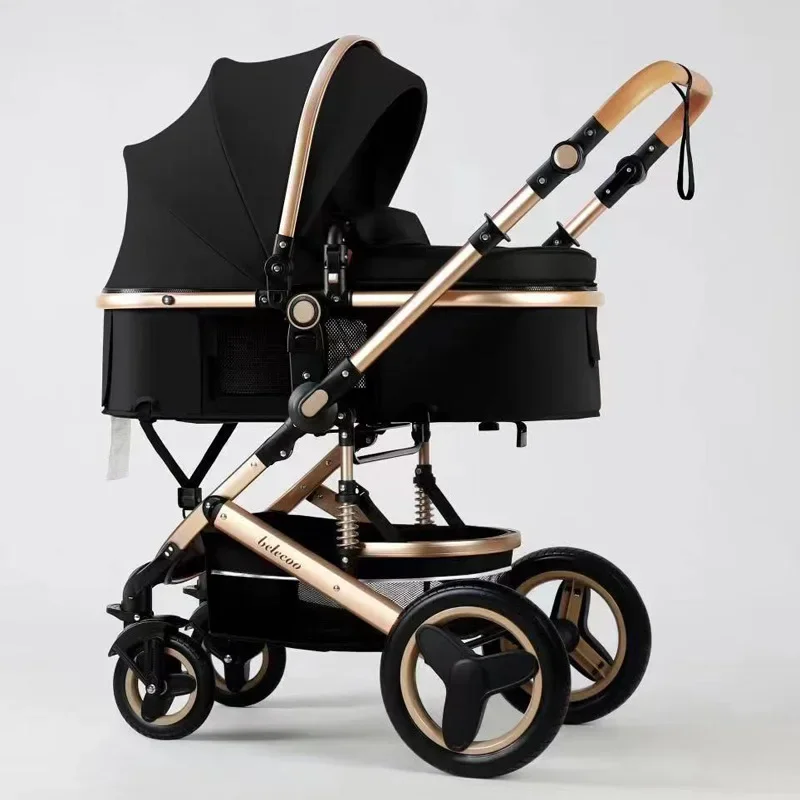 Belecoo Lightweight Portable Baby Stroller High Landscape Can Sit Lie Down and Fold in Both Directions