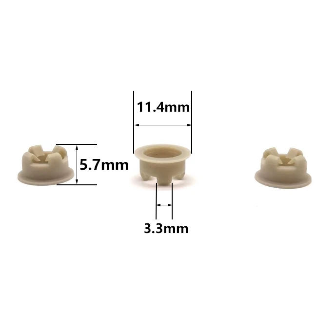 20pcs For Nissan Car Fuel injector Plastic Part Pintle Cap ASNU103E Fuel Injector Repair Kit 11.4*5.7*3.3mm VD-PS-31033
