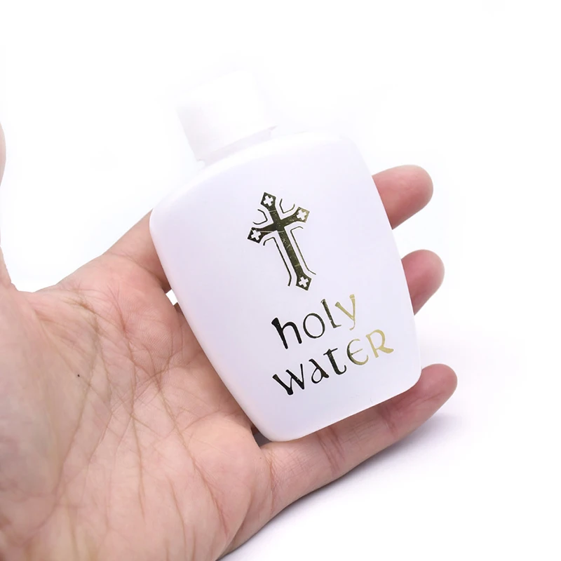 60ml Holy Water Bottle Cross Holy Water Bottle Church Exorcism Catholic Ritual Supplies