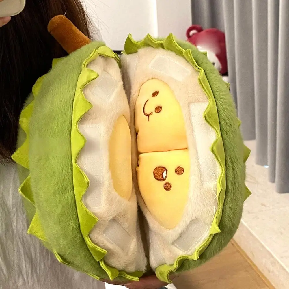 30cm Cute Plush Durian Design Doll Creative Tearable Soft Plush Toy Super Hot On Ins/TT Simulated Fruit Birthday Gift Decompress 4