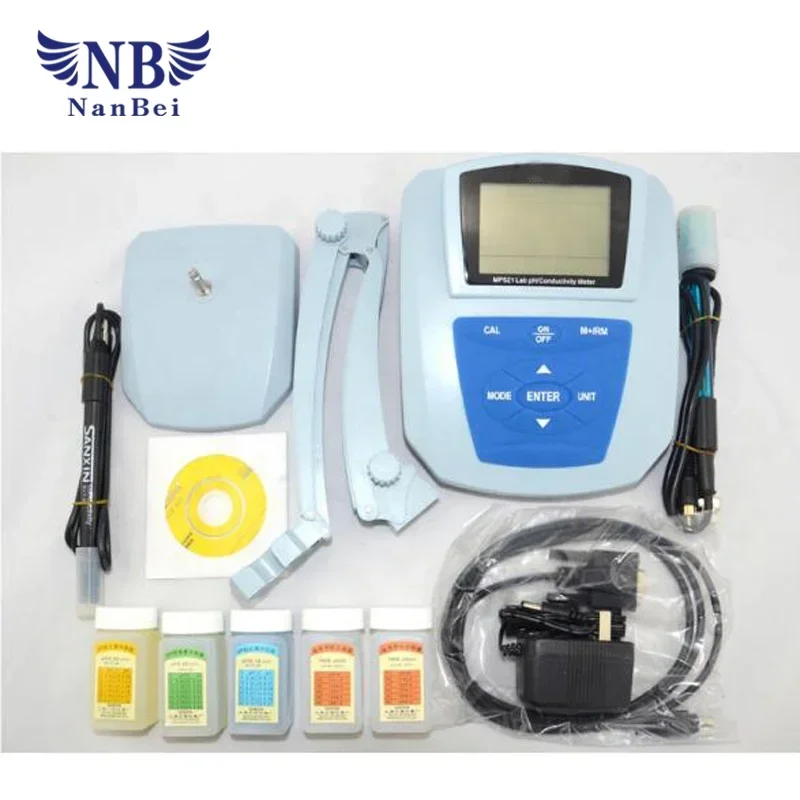 

pH + Conductivity Double-Parameter measurement meter MP521 Lab pH Conductivity Meter