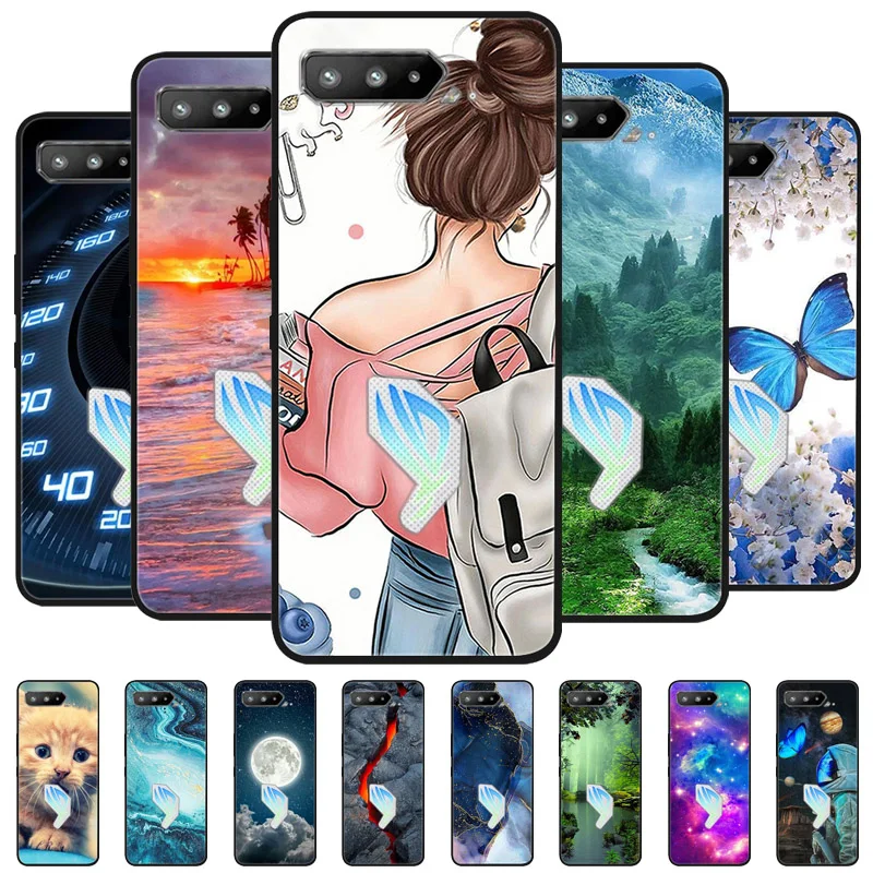 Per Asus Rog Phone 5 Cover Posteriore Custodia Paraurti In Marmo Coque Custodia Morbida In Silicone Per Asus Rog Phone 5 Case Rog Phone5 5S Fundas