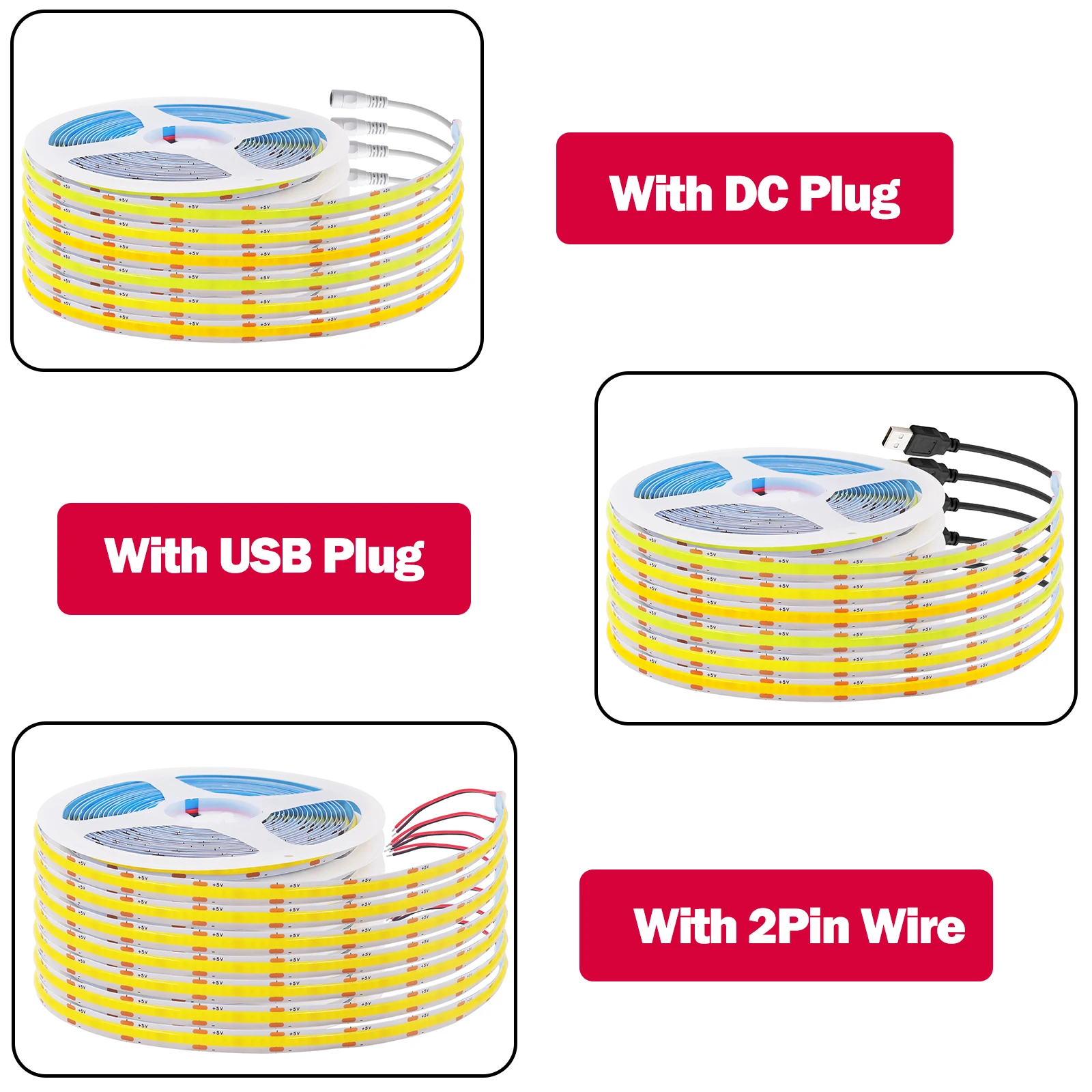 รูปสินค้า LED Strip Light หลากสี ตกแต่งบ้านและ TV สวยสะดุดตา